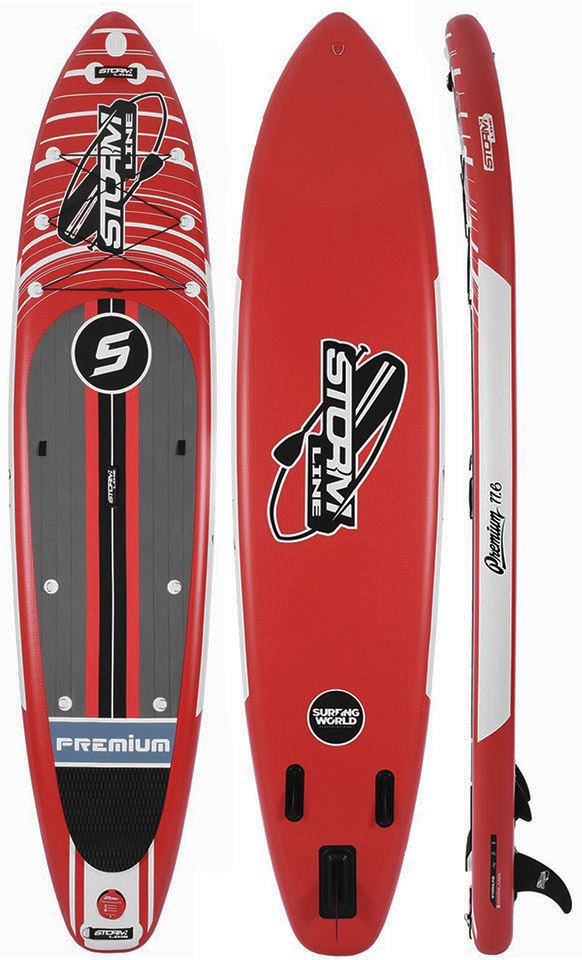 Надувная доска для SUP-бординга Stormline Premium 11.6 front side