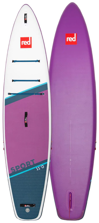 Надувная доска для sup-бординга RED PADDLE 11.0 x 30 Sport Purple (2022) front side