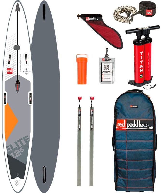 Надувная SUP-доска Red Paddle Elite 2018/2019 RSS FFC 12.6×28 front side