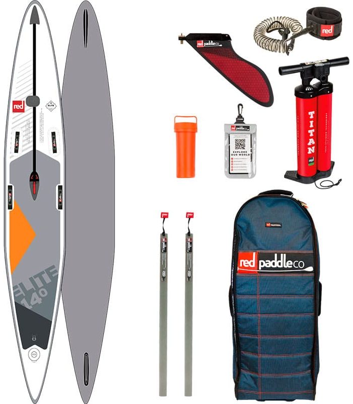 Надувная SUP-доска Red Paddle Elite 2018/2019 RSS FFC 14.0×25 front side