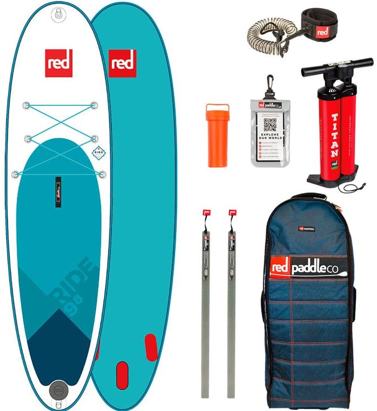 Надувная SUP-доска Red Paddle 2020 9.8 RIDE RSS front side