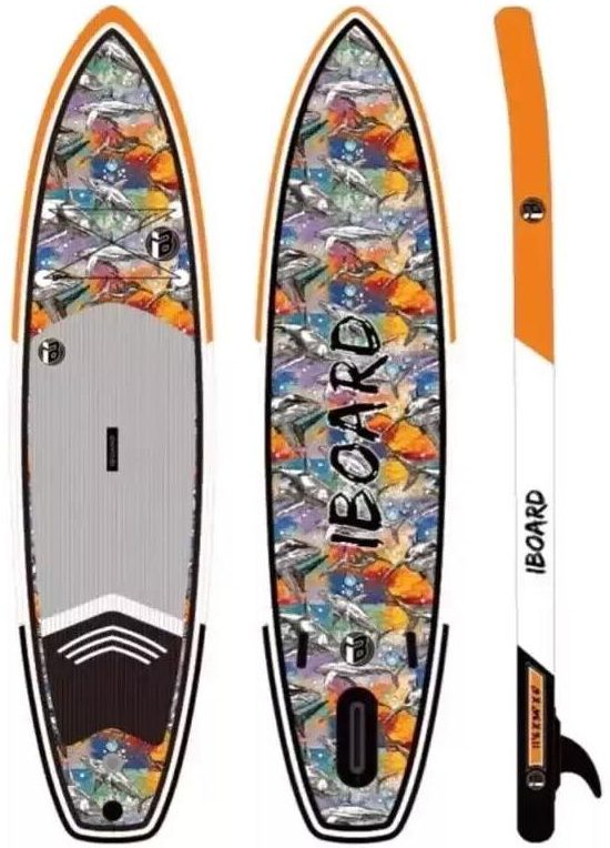 Надувная доска для sup-бординга iBoard Pro 11.6 Shark front side