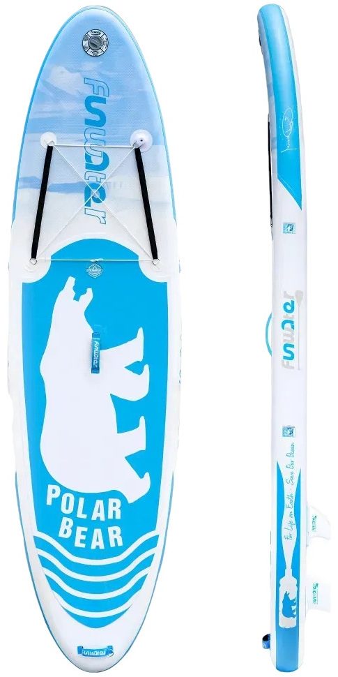 Надувная доска для sup-бординга Funwater Polar Bear 10.6 front side