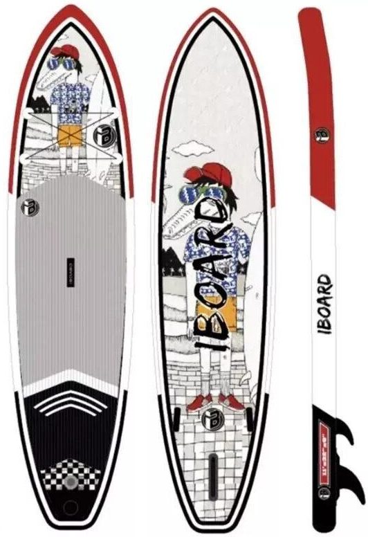 Надувная доска для sup-бординга iBoard 11 Crocs front side