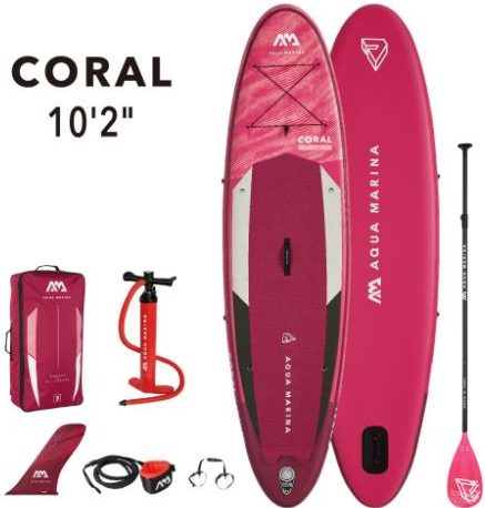 Надувная доска для SUP-бординга AQUA MARINA Coral 10.2 front side