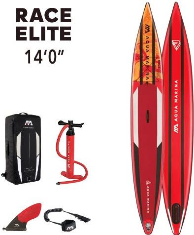 Надувная SUP-доска AQUA MARINA Race Elite 14.0 front side