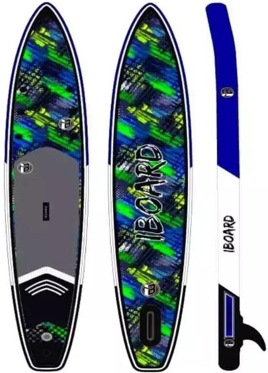 Надувная доска для sup-бординга iBoard Pro 12.6 Cobalt front side