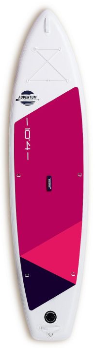 Надувная доска для sup-бординга ADVENTUM PINK 10.4 front side