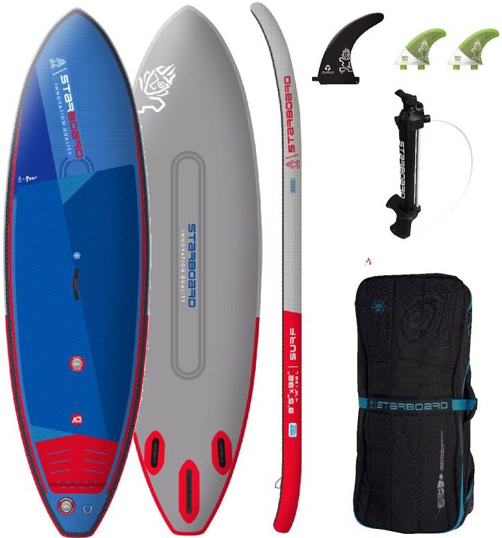 Надувная sup-доска STARBOARD SURF DELUXE DC 9.5 front side