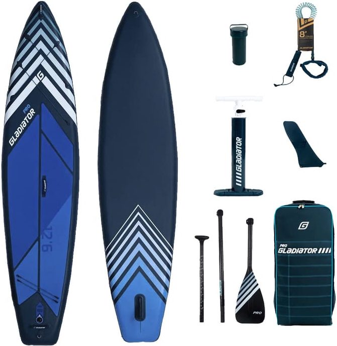 Надувная SUP-доска Gladiator PRO 12.6 W front side