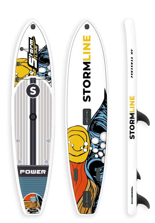 Надувная доска для Wind-сёрфинга WINDSUP (WINDSURF) STORMLINE POWERMAX 10.6 (2022) (без паруса) front side